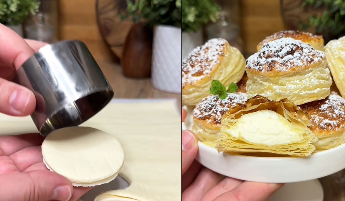Przepis na pączki z ciasta francuskiego autorstwa Anny Zyśk na Tłusty Czwartek